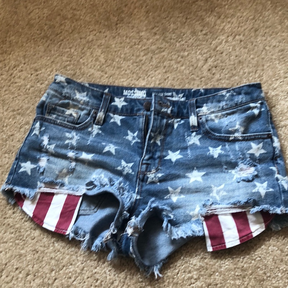 High rise shorts